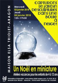 Ateliers vacances : un Noël en Miniature. Du 3 au 4 janvier 2018 à Saint-Arnoult-en-Yvelines. Yvelines.  15H00